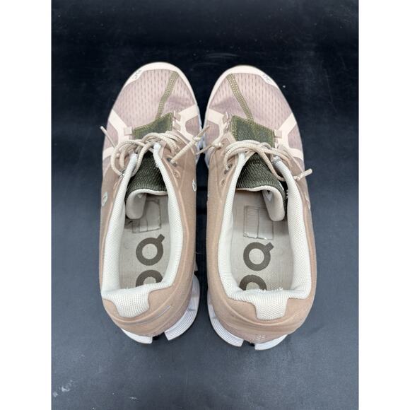 On Cloud 5 Women’s Road Running Shoes Size 8.5 Rosebrown Camo Speed Laces Pink - Picture 6 of 8